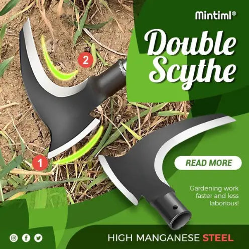 Multi-Purpose Double-Edged Manganese Steel Sickle