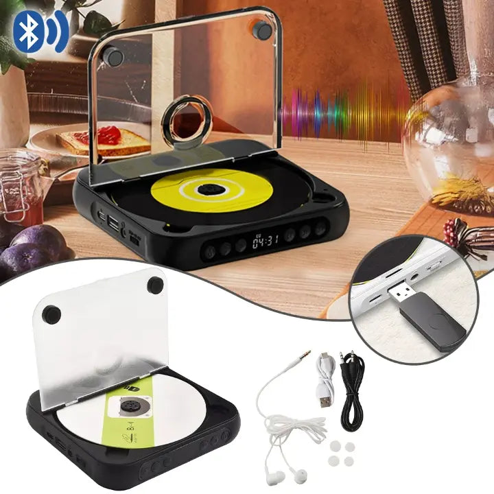 Rechargeable Bluetooth CD Player