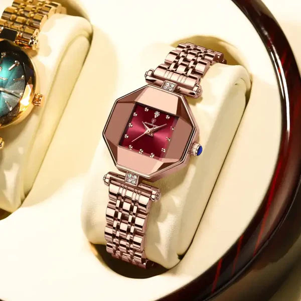 Analog Stainless Steel Wristwatch
