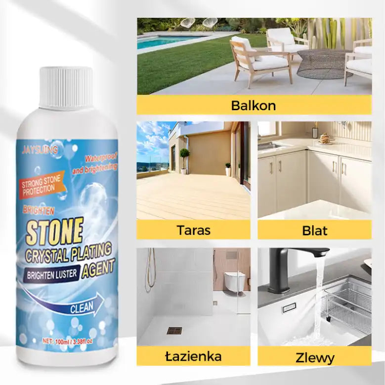 Multi-Surface Cleaner and Polisher for Stone and Tiles