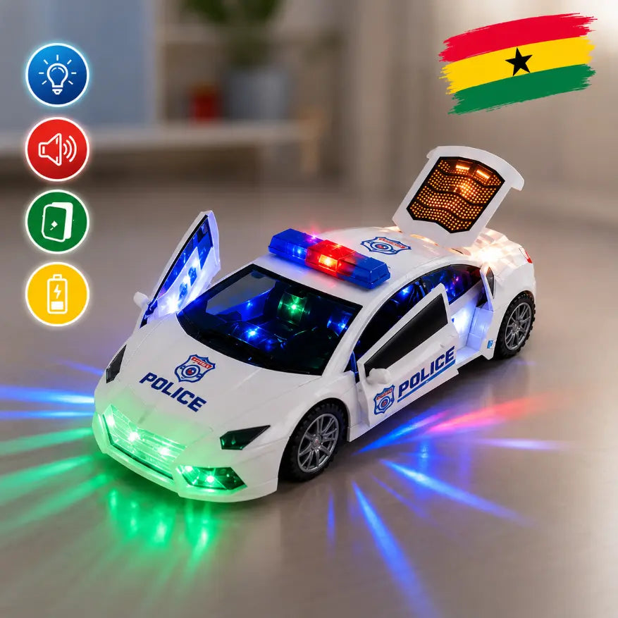 360° Transforming Police Car