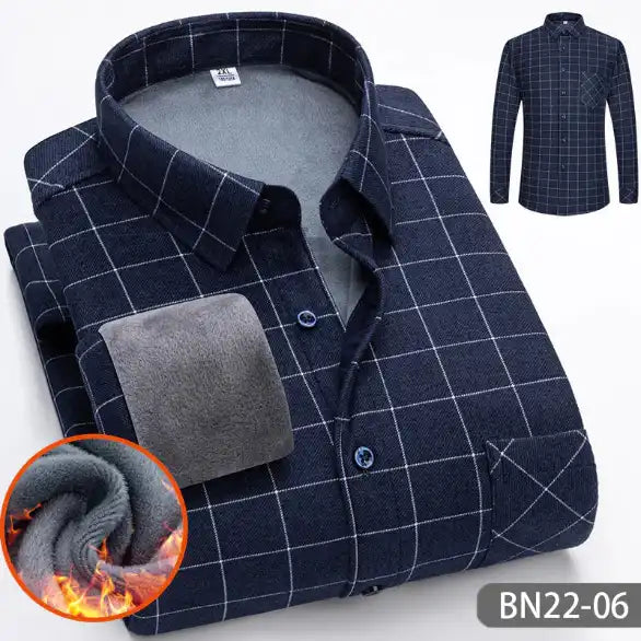 Men’s Fleece-Lined Flannel Shirt