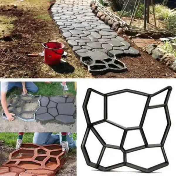 Square Plastic Mold for Garden Paving