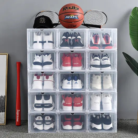 1 Stackable Transparent Shoe Storage Box