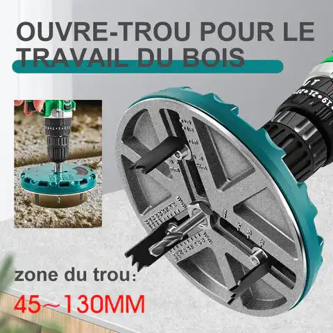 Adjustable Hole Saw for Multi-Diameter Drilling