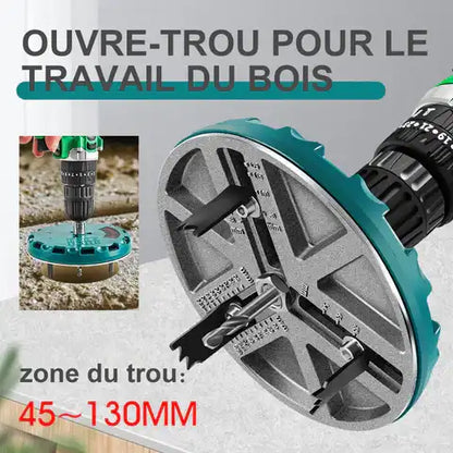 Adjustable Hole Saw for Multi-Diameter Drilling
