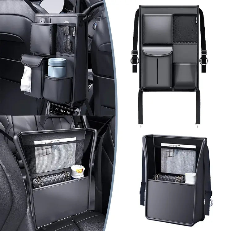 Multi-Pocket Hanging Car Seat Organizer