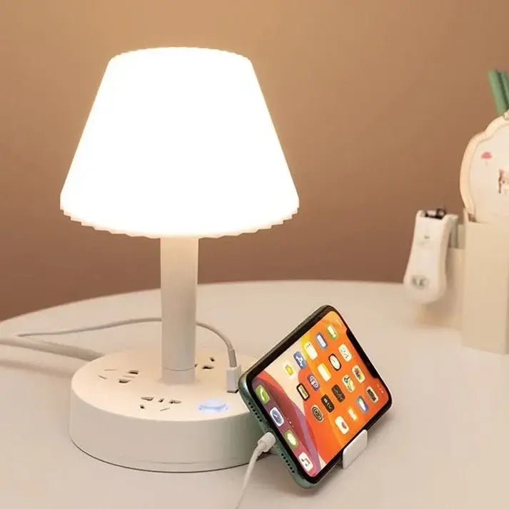 Multifunctional LED Night Light with USB Ports