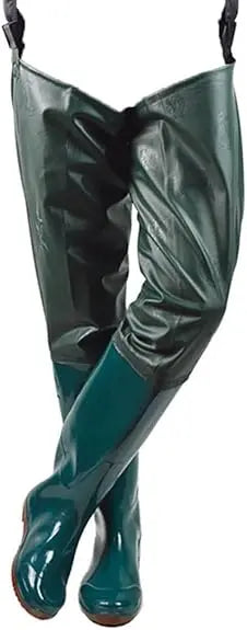 Waterproof Thigh-High Boots with Adjustable Buckle
