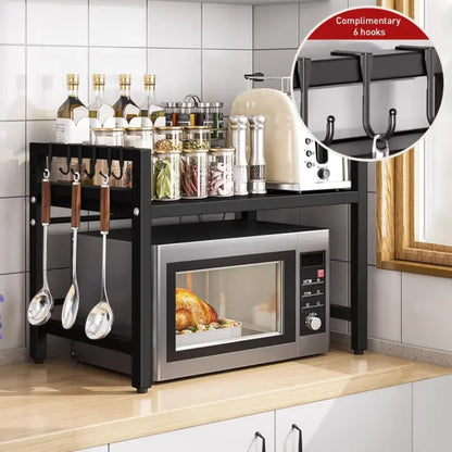 Expandable Metal Microwave Oven Rack 2026