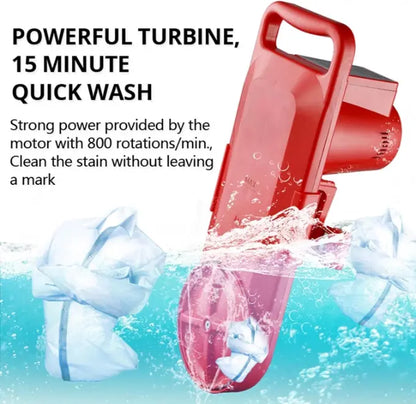 Portable Mini Washing Machine with Digital Timer