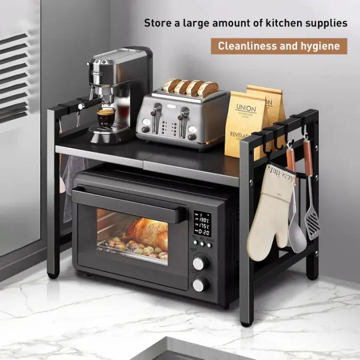 Expandable Metal Microwave Oven Rack 2026