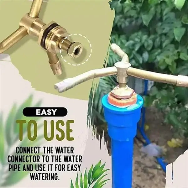 1X 360° Rotating Lawn Sprinkler