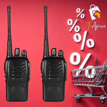 Pack of 2 Long-Range Walkie-Talkies