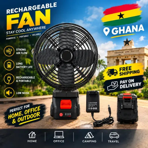 Portable Rechargeable Cordless Fan