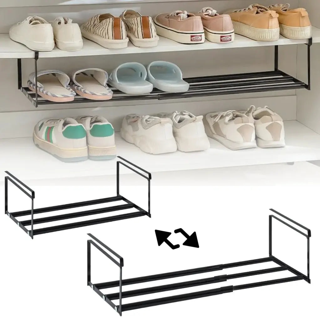 Moisture-Resistant Extendable Iron Shelf
