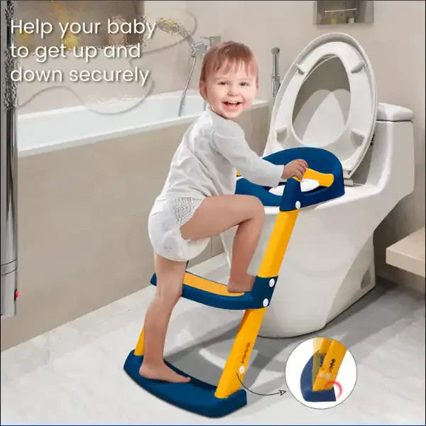 Child Toilet with Adjustable Steps
