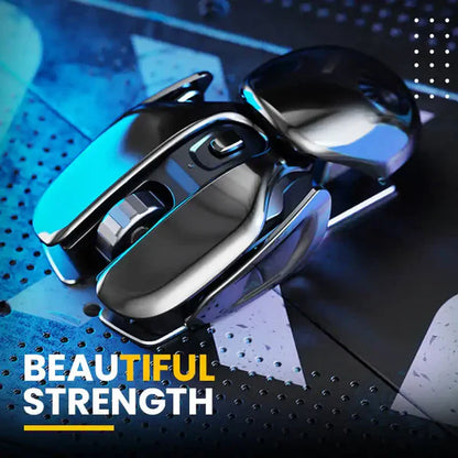 Rechargeable Metallic Ergonomic Mouse