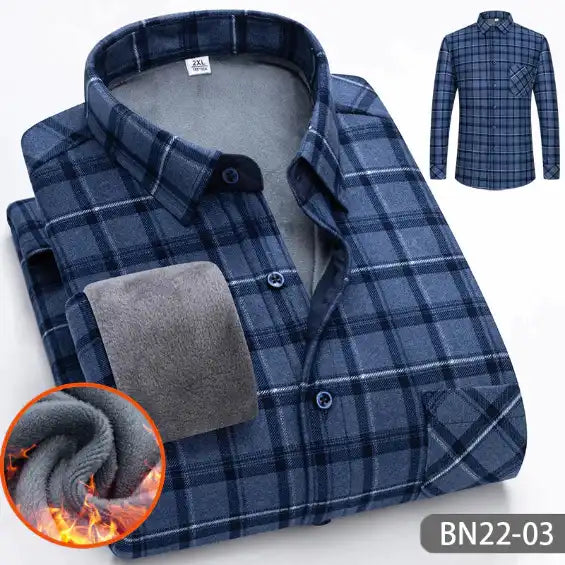 Men’s Fleece-Lined Flannel Shirt