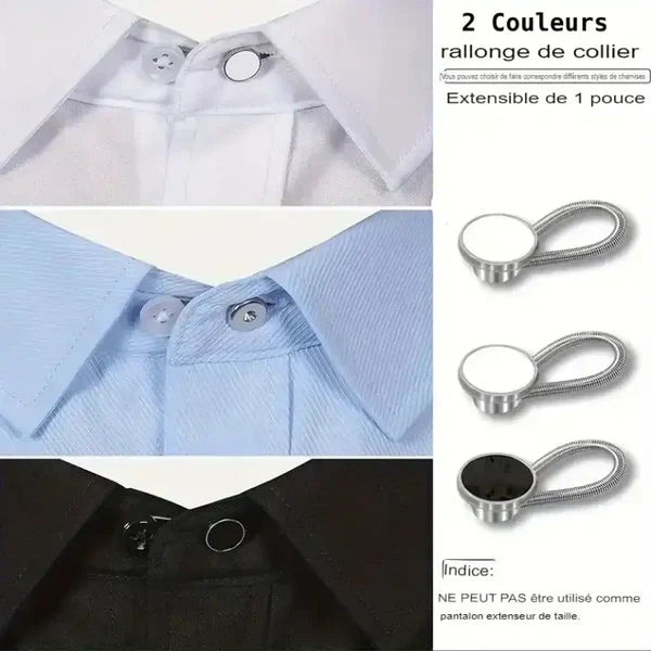 Set of 10 Collar Extension Buttons