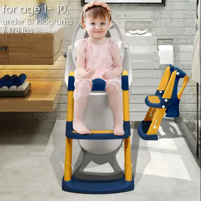Child Toilet with Adjustable Steps