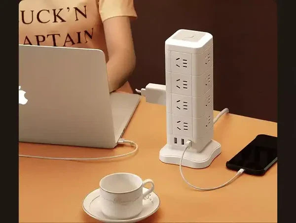 Illuminated Power Strip with Surge Protection