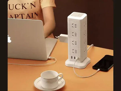 Illuminated Power Strip with Surge Protection