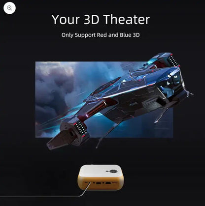 Mini Portable LED Projector with Speaker