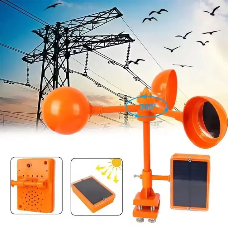 Rotating Eco-Friendly Bird Repellent