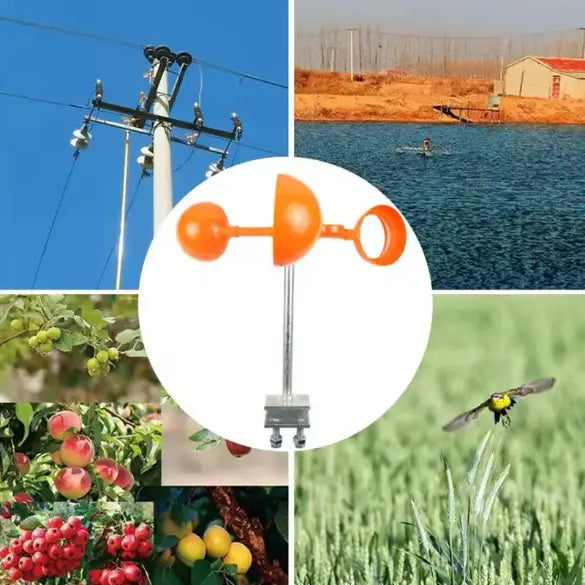 Rotating Eco-Friendly Bird Repellent