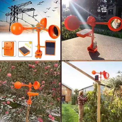 Rotating Eco-Friendly Bird Repellent