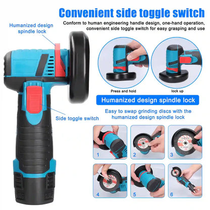 Mini Cordless Grinder with Lithium Battery